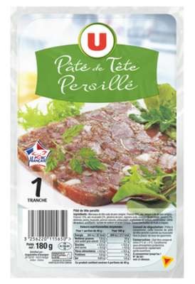 Pâté de tête persillé, U (1 x 180 g)