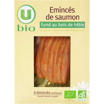 Emincés de saumon fumé BIO, U (100 g)