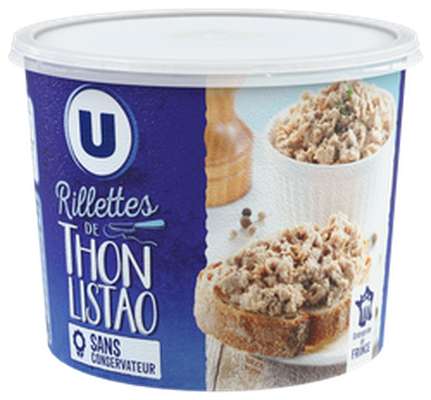 Rillettes de thon listao, U (150 g)