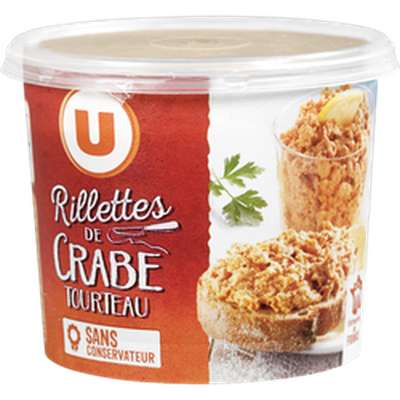 Rillettes de crabe, U (150 g)