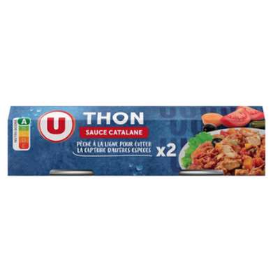 Thon à la catalane, U (2 boites, 270 g)