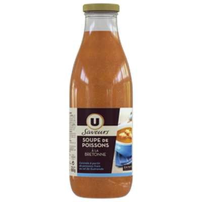 Soupe de poissons à la bretonne, U Saveurs (1 L)