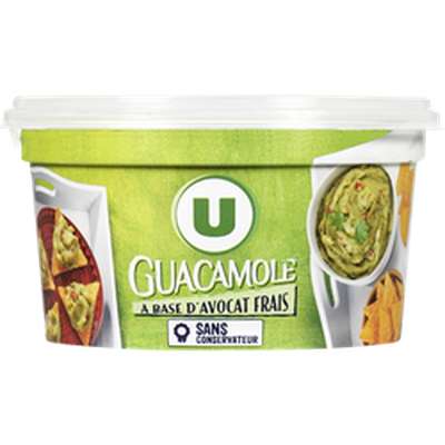 Guacamole à base d'avocat frais, U (200 g)