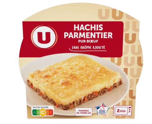 Hachis parmentier pur boeuf, U (300 g)