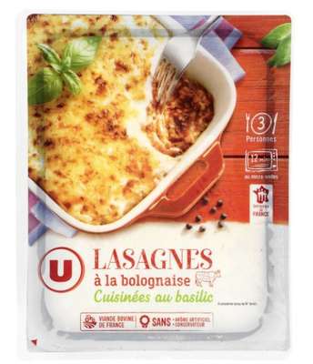 Lasagne à la bolognaise, U (1 kg)