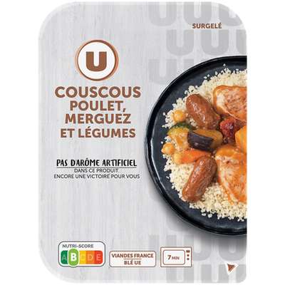 Couscous poulet et merguez, U (300 g)