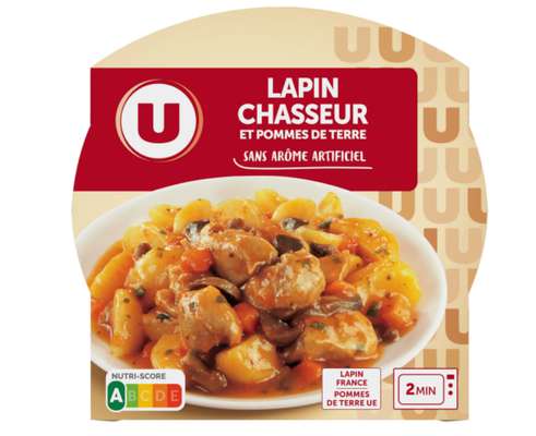 Lapin chasseur et pommes de terres, U (300 g)