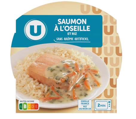 Saumon à l'oseille et riz, U (300 g)