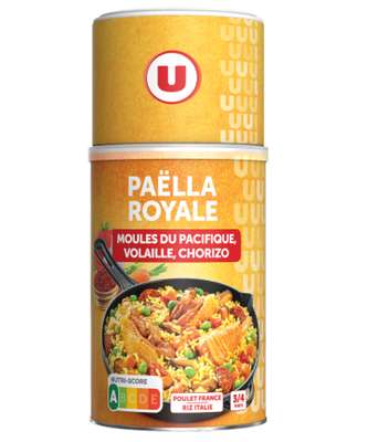 Paëlla royale moules volaille et chorizo, U (1kg)