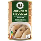 Quenelles de volaille sauce champignons, U (400g)