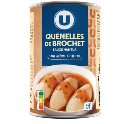 Quenelles de brochet sauce nantua aromatisée, U (400g)