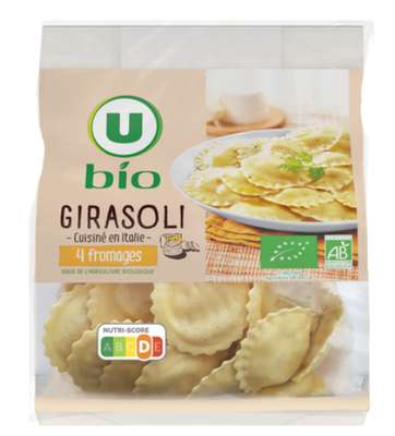 Girasoli 4 Fromages BIO, U BIO (250 g)