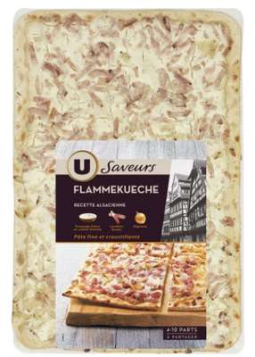 Flammekueche recette alsacienne, U Saveurs (600 g)
