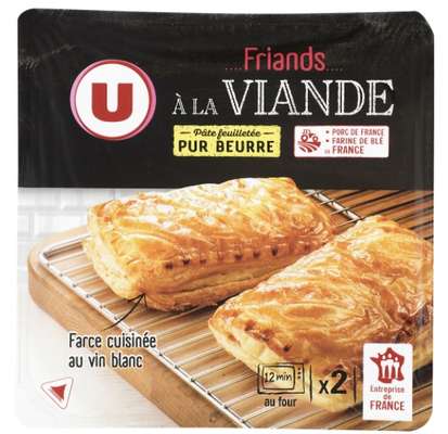Friand à la Viande,  U (2 x 110 g)