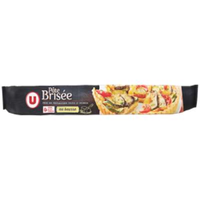 Pâte brisée au beurre prête à dérouler, U (230 g)