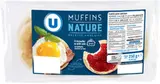 Muffins anglais nature, U (x 4, 250 g)