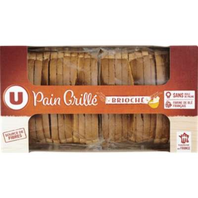 Pain grillé brioché, U (300 g)
