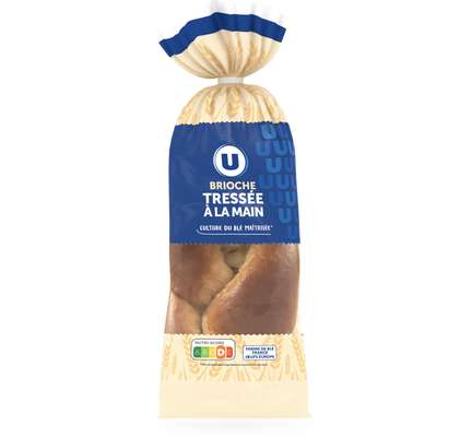 Brioche tressée, U (600 g)
