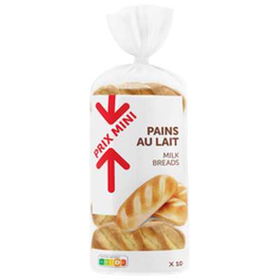 Pains au lait, Prix Mini (x 10, 350 g)