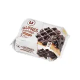 Gaufres liégeoises nappage goût chocolat, U (320 g)