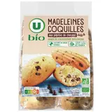 Madeleines coquilles pépites de chocolat BIO, U Bio (250 g)