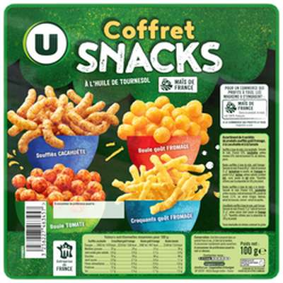 Coffret snacks, U (100 g)