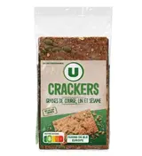 Crackers aux graines de courge, U (175 g)