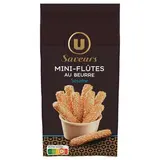 Mini-flûtes au beurre et au sésame, U Saveurs (100 g)