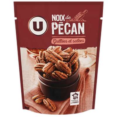 Noix de pécan grillées et salées, U (75 g)