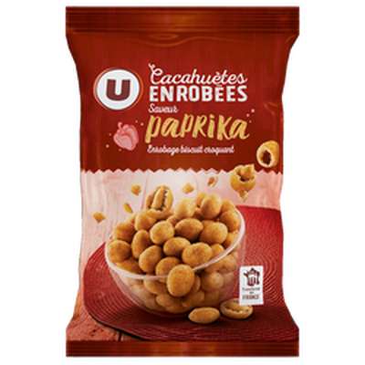 Cacahuètes enrobées goût paprika, U (150 g)