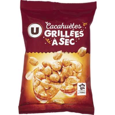 Cacahuètes grillées à sec, U (150 g)