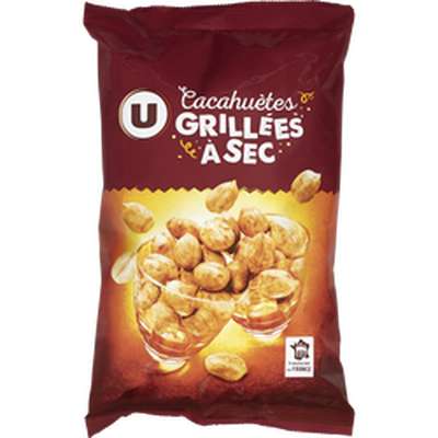 Cacahuètes grillées à sec, U (500 g)