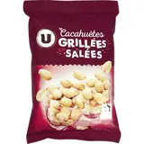 Cacahuètes grillées et salées, U (250 g)