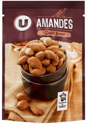 Amandes goût fumé, U (100 g)