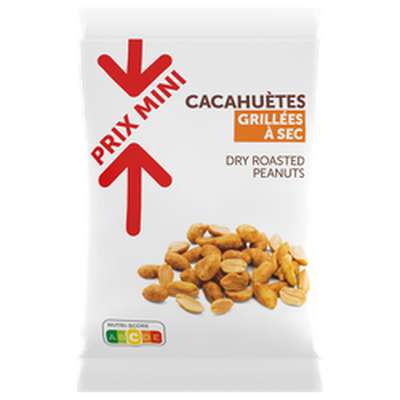 Cacahuètes grillées à sec, Prix Mini (150 g)
