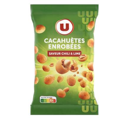Cacahuètes enrobées chili lime, U    (150 g)