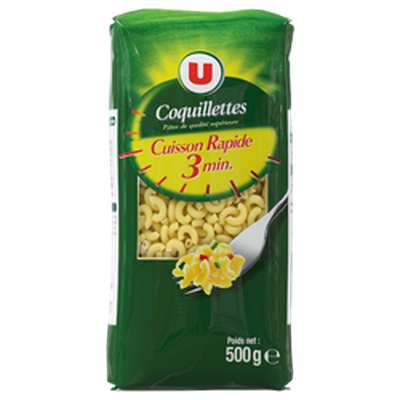 Coquillettes 3 minutes, U (500 g)