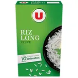 Riz long grain étuvé 10 minutes, U (1 Kg)