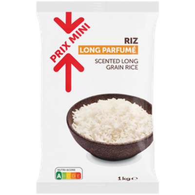 Riz long parfumé, PRIX MINI (1 Kg)