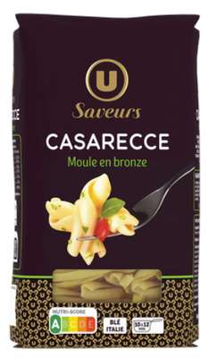 Casarecce de semoule de blé dur, U Saveurs (500 g)