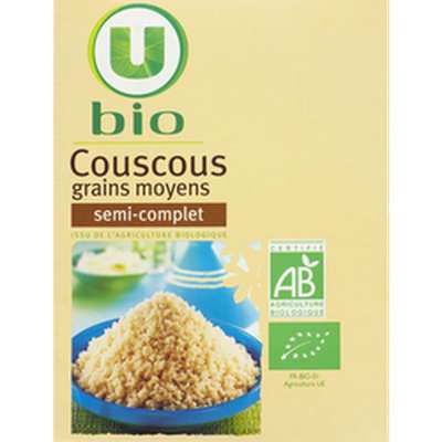 Couscous semi-complet boîte BIO, U (500 g)
