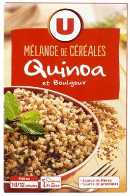 Duo de céréales quinoa et boulgour, U (400 g)