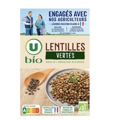 Lentilles vertes BIO, U (500 g)