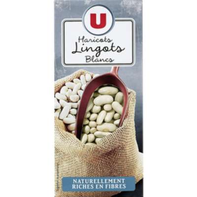 Haricots lingot blanc, U (500 g)