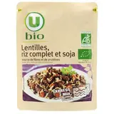 Lentilles riz complet et soja BIO, U BIO (220 g)