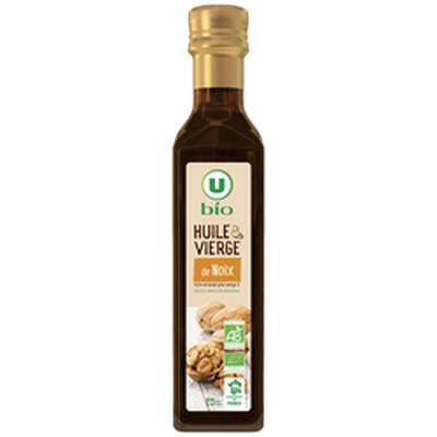 Huile vierge de noix BIO, U (25 cl)