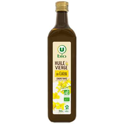 Huile vierge de colza BIO, U (50 cl)