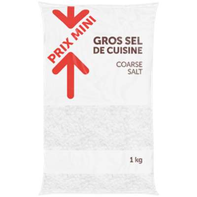 Gros sel de cuisine, Prix Mini (1 kg)