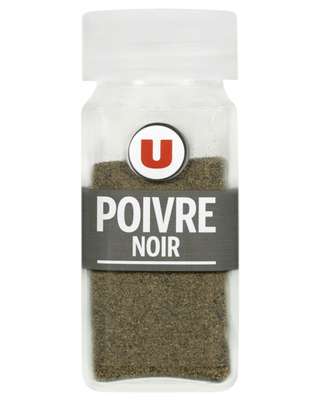 Poivre noir moulu, U (45 g)
