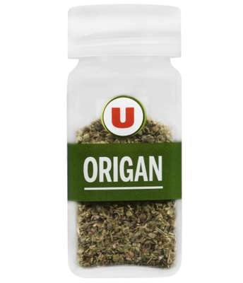 Origan émincé déshydraté, U (8 g)